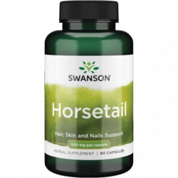 SWANSON Asiūklio silicis Horsetail Hair, Skin and Nails Support 500mg