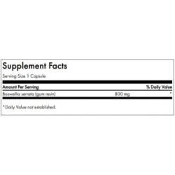 SWANSON Bosvelia Boswellia Joint Health and Mobility 400mg
