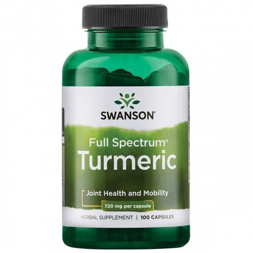 SWANSON Ciberžolė Full Spectrum Turmeric Joint Health and Mobility 720mg