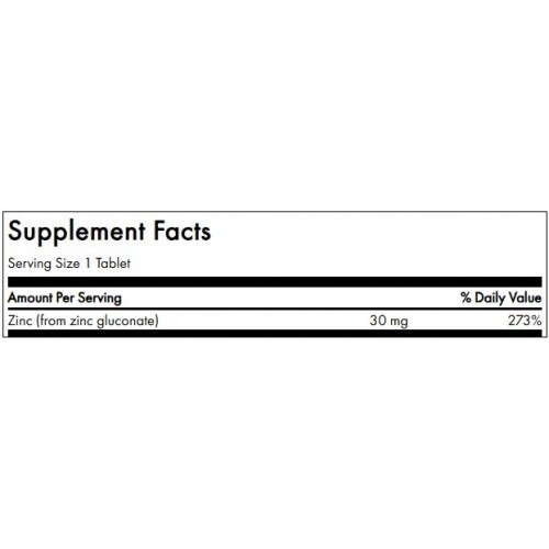SWANSON Cinkas Zinc Gluconate Immune Health 30mg