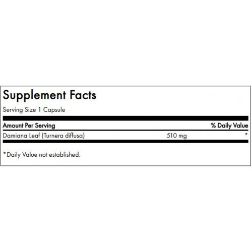 SWANSON Damiana lapai Full Spectrum Damiana Sexual Health 510mg