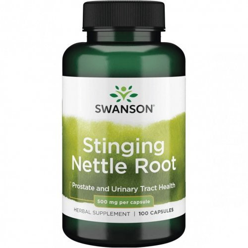 SWANSON Didžioji dilgelė Stinging Nettle Root Prostate and Ulinary Trach Health 500mg