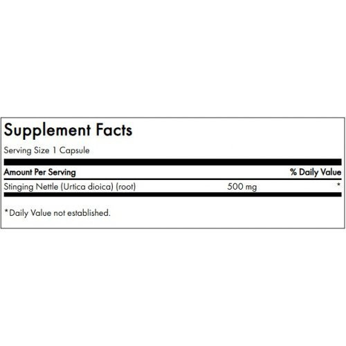 SWANSON Didžioji dilgelė Stinging Nettle Root Prostate and Ulinary Trach Health 500mg