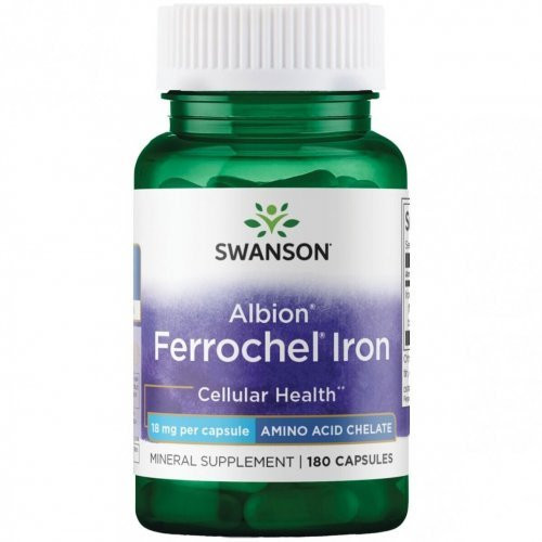 Geležies bisglicinatas Albion Ferrochel Iron 18mg