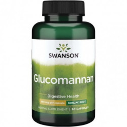 SWANSON Gliukomananas Glucomannan Digestive Health 655mg