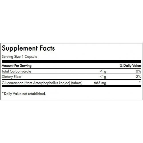 SWANSON Gliukomananas Glucomannan Digestive Health 655mg