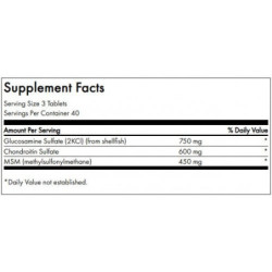 SWANSON Gliukozamino chondroitino ir MSM kompleksas sąnariams Glucosamine Chondroitin and MSM Joint Health and Mobility