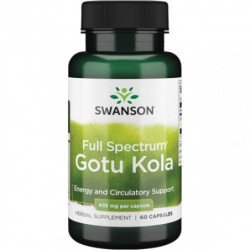 SWANSON Energijos ir kraujotakos palaikymui Full Spectrum Gotu Kola Energy and Circulatory Support 435mg