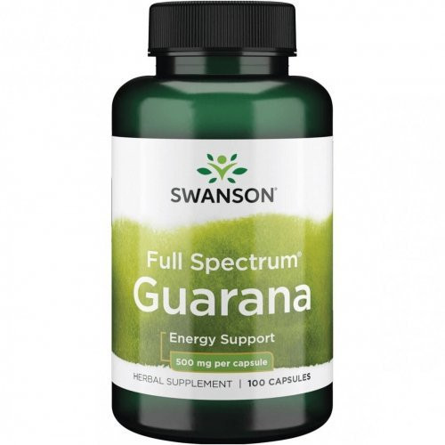Guarana energijos palaikymui Full Spectrum Guarana Energy Support 500mg