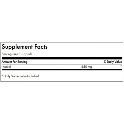 SWANSON Inozitolis Inositol Nervous System Health 650mg