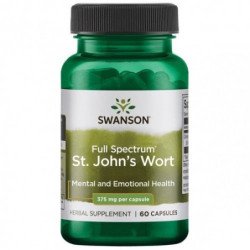 SWANSON Jonažolė Full Spectrum St. John's Wort Mental and Emotional Health 375mg