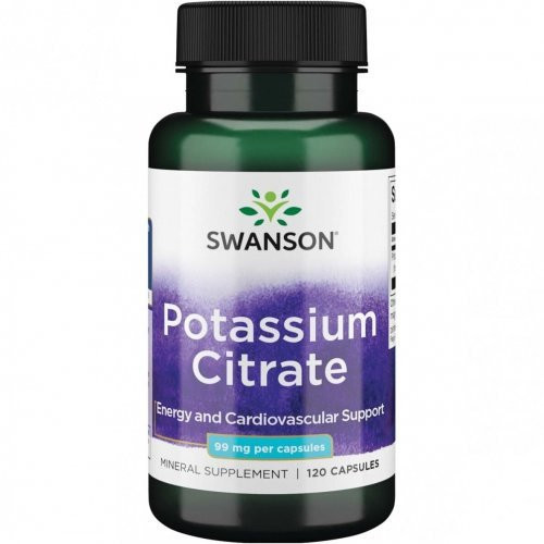 Kalio citratas Potassium Citrate Energy and Cardiovascular Support 99mg