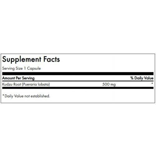SWANSON Kudzu šaknis Full Spectrum Kudzu Root Cardiovascular and Liver Support 500mg