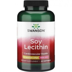 SWANSON Sojų lecitinas be GMO Soy Lecithin Cardiovascular Heath 1200mg