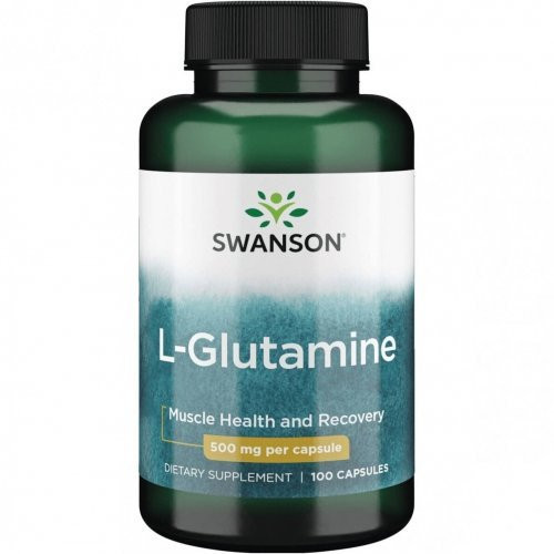 L-Glutaminas L-Glutamine Muscle Health and Recovery 500mg