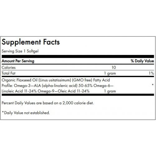 SWANSON Linų sėmenų aliejus Flexseed Oil Cardiovascular Health 1g