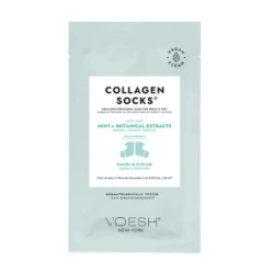 VOESH Kaukė pėdoms su kolagenu ir pipirmėte Collagen Socks Peppermint