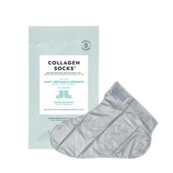 VOESH Kaukė pėdoms su kolagenu ir pipirmėte Collagen Socks Peppermint