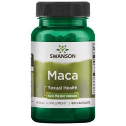 SWANSON Maisto papildas gyvybingumui ir seksualinei sveikatai Maca 500mg Sexual Health