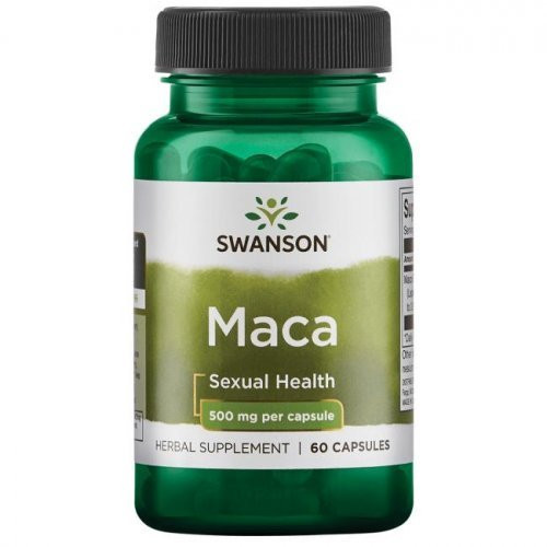 SWANSON Maisto papildas gyvybingumui ir seksualinei sveikatai Maca 500mg Sexual Health
