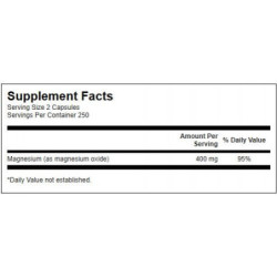SWANSON Magnis raumenims ir kaulams Magnesium Oxide 200mg Muscle and Bone Health