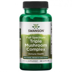 SWANSON Trijų grybų kompleksas imunitetui Maitake, Reishi ir Shiitake Triple Mushroom Complex Immune Health