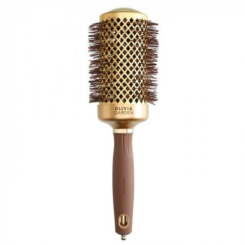 Olivia Garden Apvalus džiovinimo šepetys Expert Blowout Shine Wavy Bristles