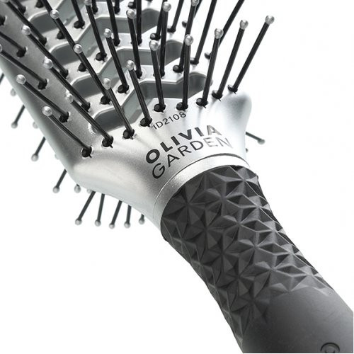 Olivia Garden Plaukų šepetys formavimui Essential Style Double Tunnel Hairbrush