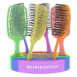 Olivia Garden Lankstus iššukavimo šepetys iDETANGLE Pride Brush