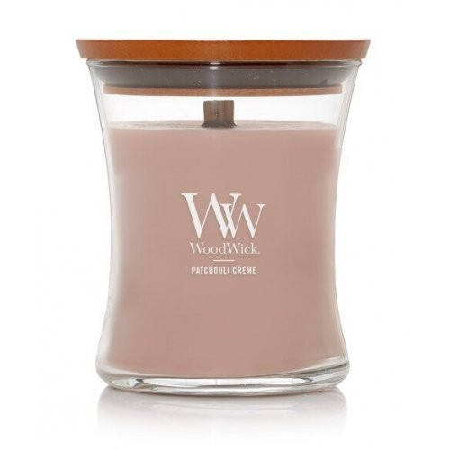 WoodWick Kvapni žvakė Patchouli Creme Candle