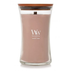 WoodWick Kvapni žvakė Patchouli Creme Candle