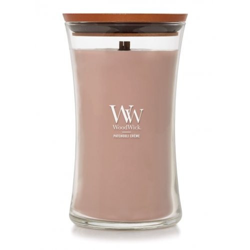 WoodWick Kvapni žvakė Patchouli Creme Candle