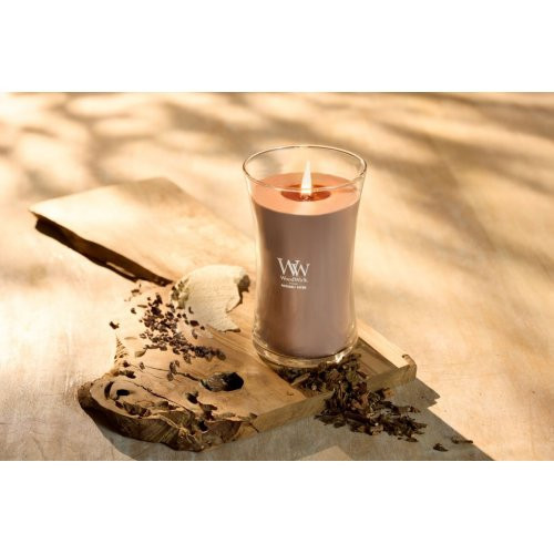 WoodWick Kvapni žvakė Patchouli Creme Candle