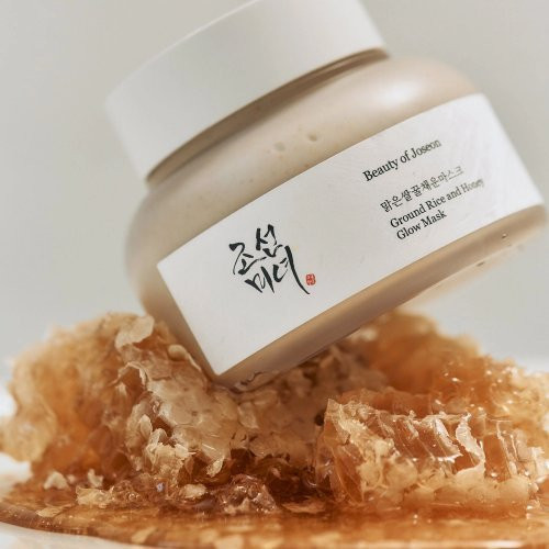 Beauty of Joseon Raminamoji ir šviesinamoji kaukė Ground Rice and Honey Glow Mask