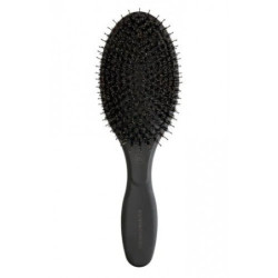 Olivia Garden Plaukų šepetys apjungtas jonizuotų antistatinių ir 100% natūralių šerno šerelių Expert Care Boar & Nylon Bristles Oval Combo Brush