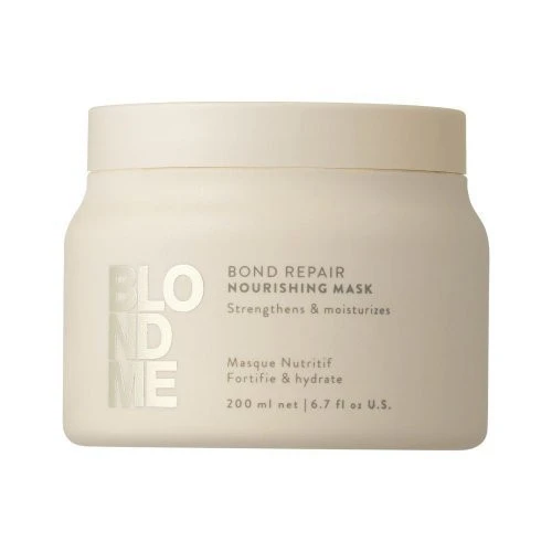 Schwarzkopf Professional BlondMe Bond Repair Nourishing Mask Maitinamoji plaukų kaukė Schwarzkopf Professional BlondMe Bond Repair Nourishing Mask Maitinamoji plaukų kaukė