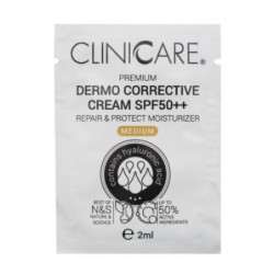 Cliniccare Koreguojamasis kremas su spalva SPF 50++ Premium Dermo Corrective Cream Medium