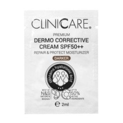 Cliniccare Koreguojamasis kremas su spalva SPF 50++ veidui Premium Dermo Corrective Cream Darker