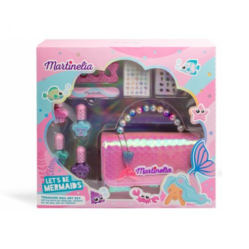 Martinelia Nagų dailės rinkinys vaikams Let's Be Mermaids Treasure Nail Art Set
