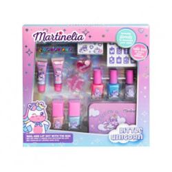 Martinelia Kosmetikos rinkinys vaikams Little Unicorn Nail & Lip Set With Tin Box