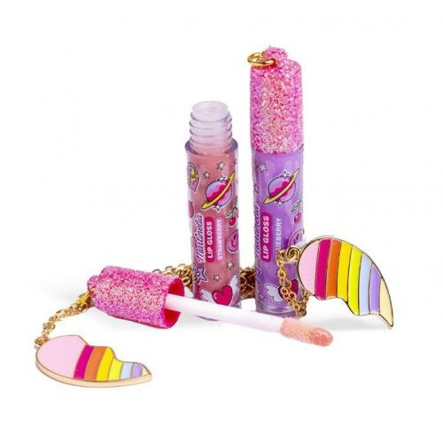 Martinelia Grožio rinkinys vaikams Super Girl 2 Lip Glosses With Necklace Set