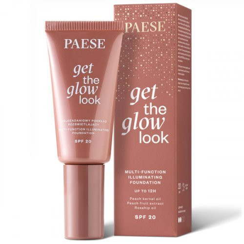 Paese Daugiafunkcinis švytėjimą suteikiantis makiažo pagrindas su SPF 20 Get The Glow Look Foundation SPF20