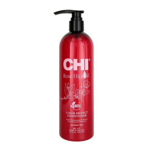 Kondicionierius dažytiems plaukams su erškėtuogių aliejumi CHI Rose
