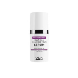 ODA Pro Regeneruojantis serumas su hialurono rūgštimi ir keramidais Multi HA + Ceramides Youth Serum