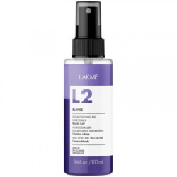 Lakme Nenuplaunamas kondicionierius šviesiems ir žiliems plaukams su violetiniais pigmentais L2 Blonde Instant Detangling Conditioner