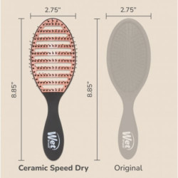 WetBrush Plaukų džiovinimo šepetys su keramika ir švelniais šereliais Ceramic Speed Dry Hair Brush
