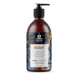 Belma Kosmetik Geltonumą neutralizuojanti ir stipriai atstatanti plaukų kaukė Street Mask Blue Matiz