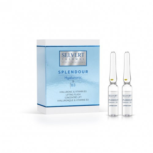 Selvert Thermal Liftinguojantis koncentratas su hialurono rūgštimi ir vitaminu B3 Hyaluronic & Vitamin B3 Lifting Flash