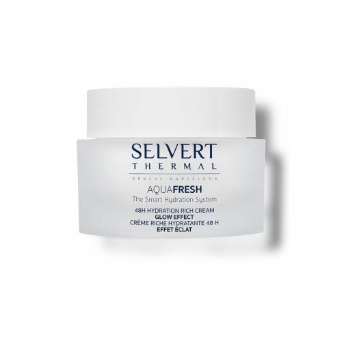 Selvert Thermal Drėkinamasis kremas su švytėjimo efektu 48h Hydration Rich Cream Glow Effect