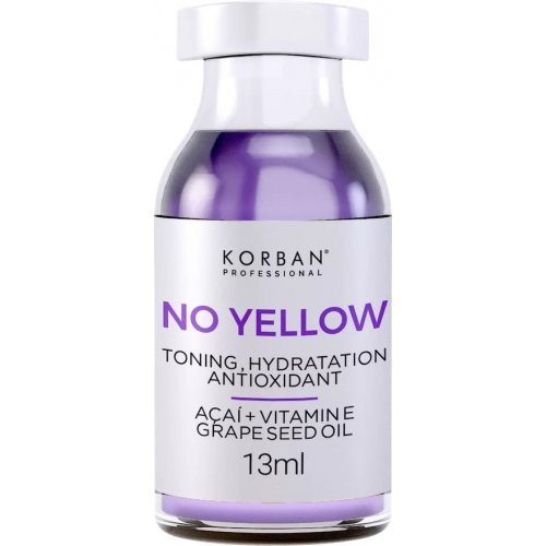 Korban Professional Plaukų atstatymo procedūra šviesiems ir žiliems plaukams No Yellow